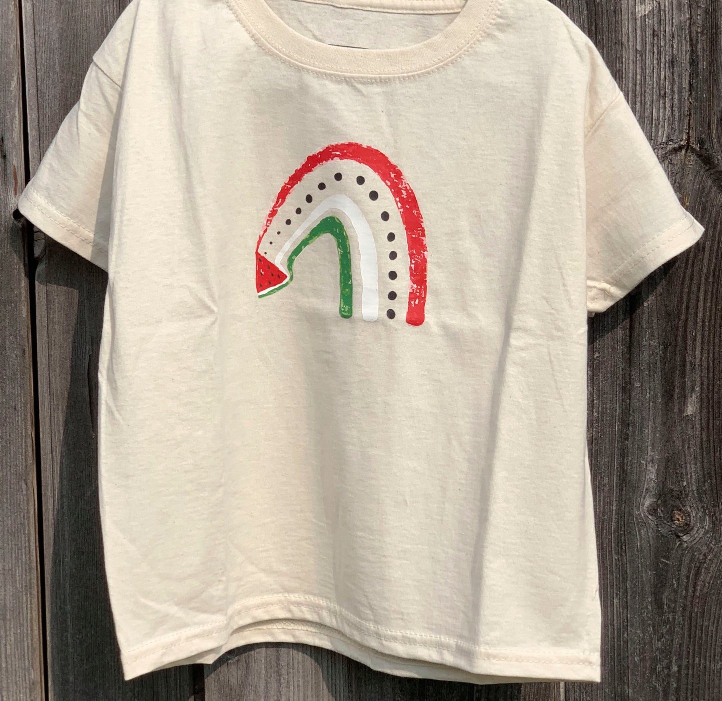 Kids Watermelon Rainbow T-Shirt – 100% Cotton | Ages 3–13