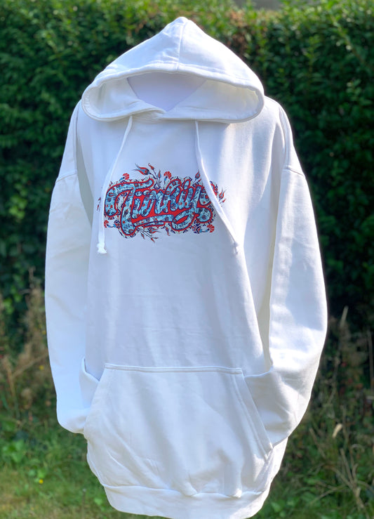 Türkiye graffiti hoodie featuring Ebru and Iznik art