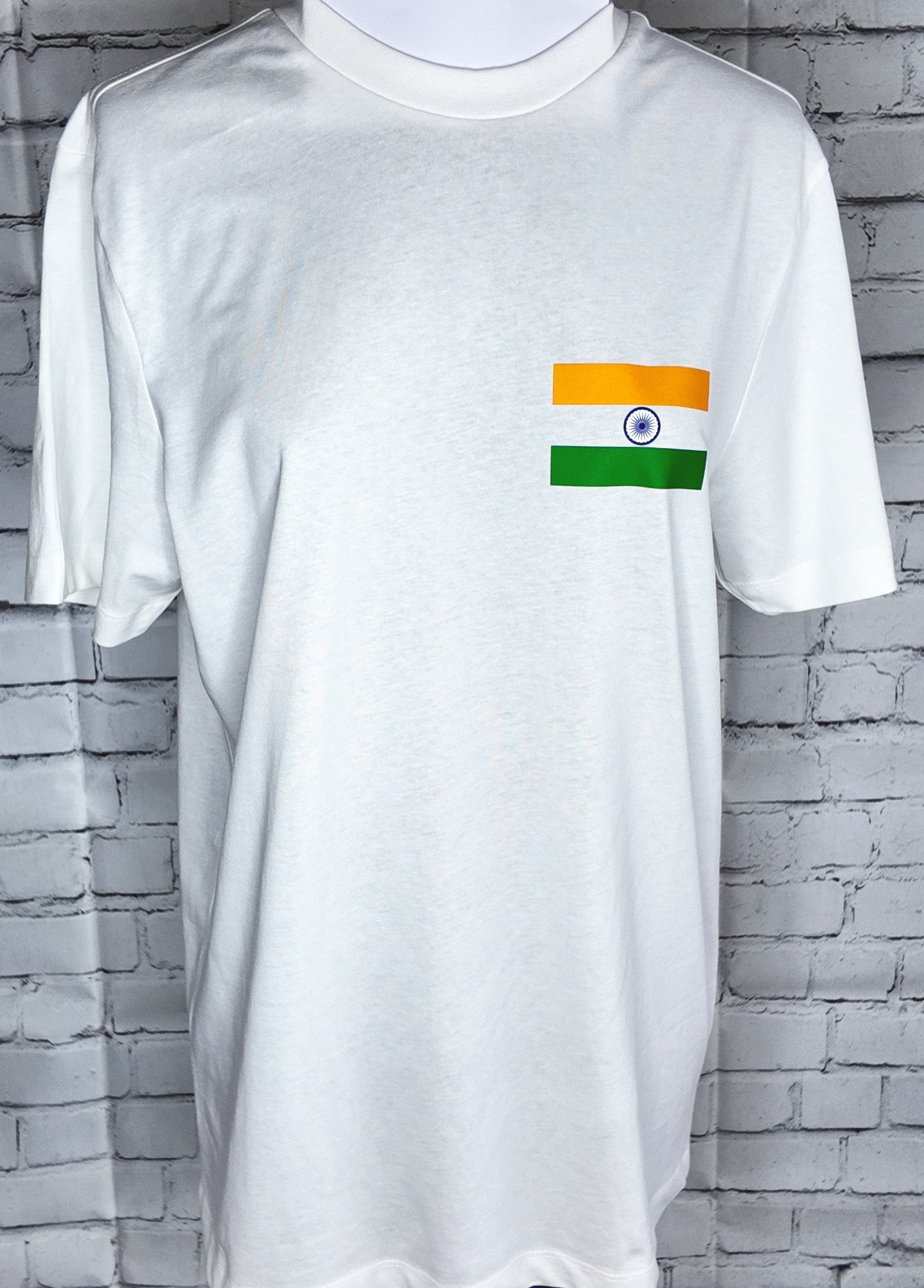 India flag T-shirt 100% cotton front view