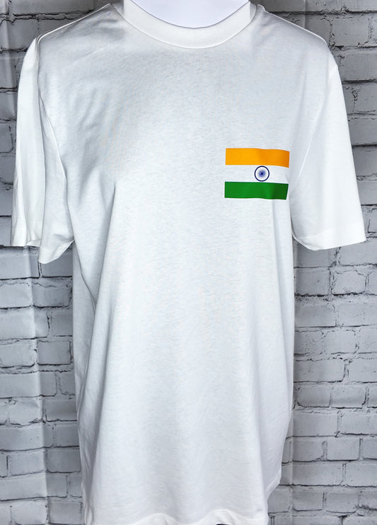 India flag T-shirt 100% cotton front view